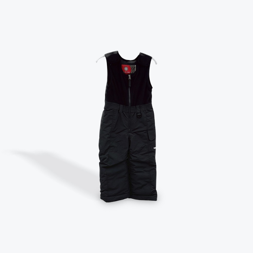 Boulder Gear Black Ski Snow Bib Overalls‎ for Kids Size 4